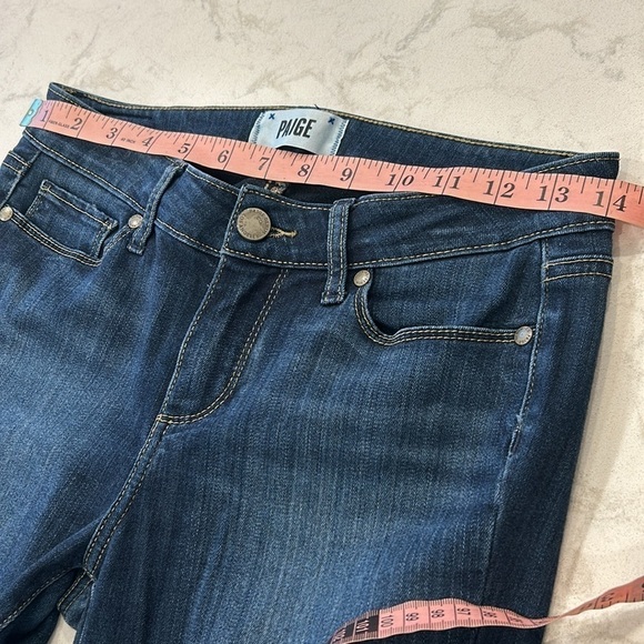 PAIGE Verdugo Ankle Transcend Nottingham Dark Wash Jeans 27 - Picture 11 of 16